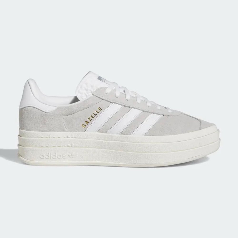 Women's Adidas Originals Gazelle Bold in Light Gray - Size 6.5 - HQ6893